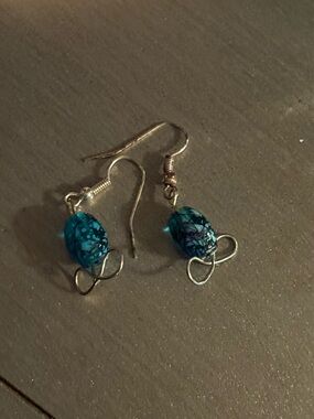 Handcrafted Bead Drop Earrings